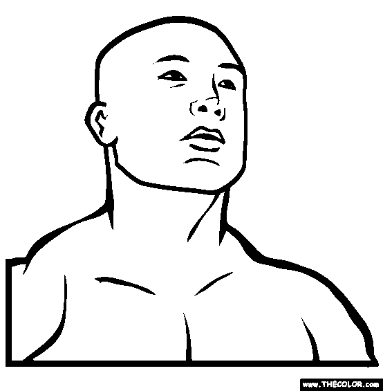 BJ Penn Online Coloring Page