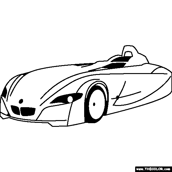 BMW HR2 Coloring Page
