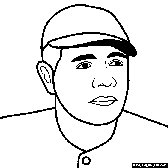 Babe Ruth Coloring Page