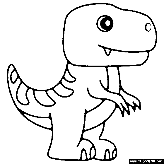 How to Draw and Color: Tyrannosaurus Rex