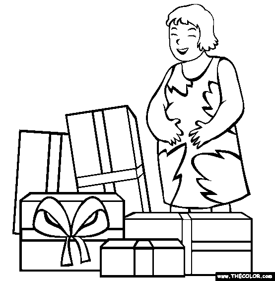 Babyshower Coloring Page