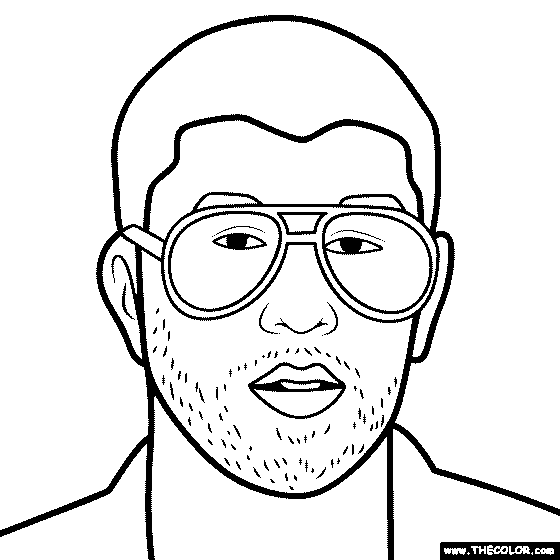 famous rappers coloring pages