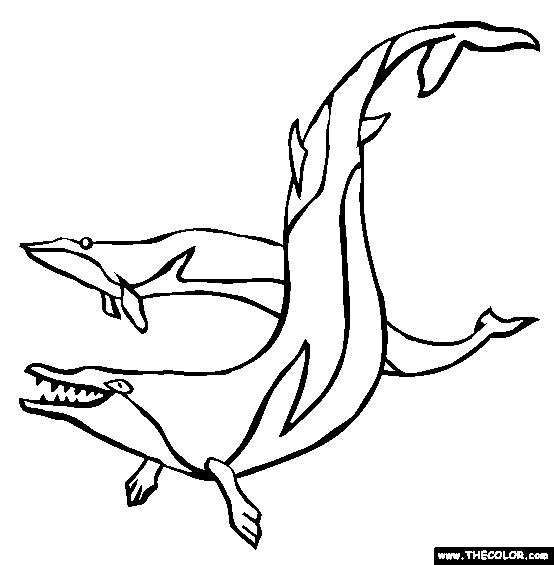 Basilosaurus Coloring Page