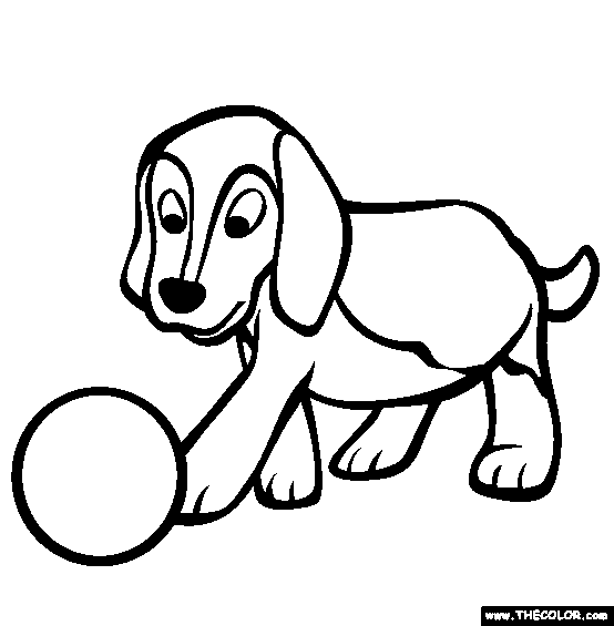 Beagle Coloring Page