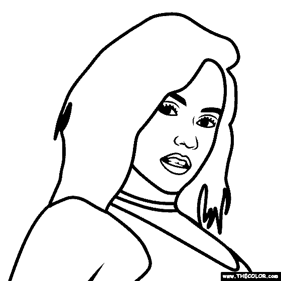 Becky G Coloring Page