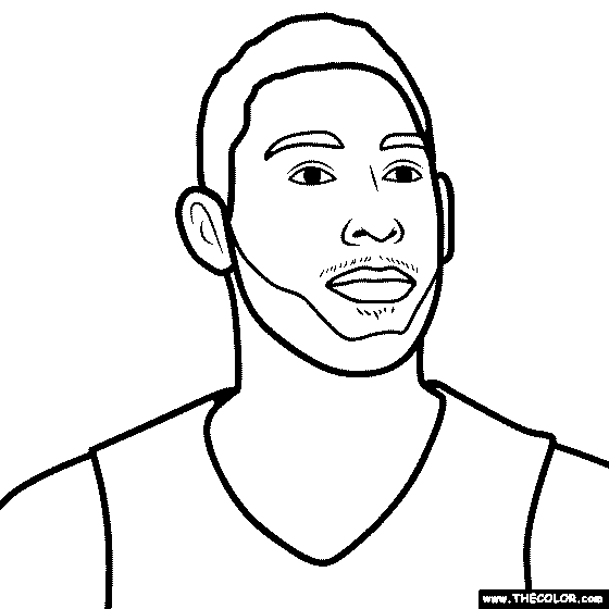 Ben Simmons Coloring Page