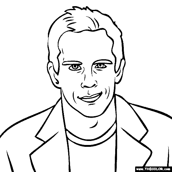 Ben Stiller Coloring Page