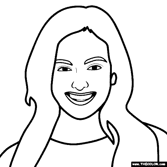 Bethany Mota Coloring Page