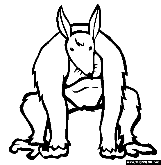 Bilbyape Online Coloring Page