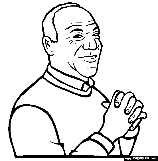 Bill Cosby Coloring Page