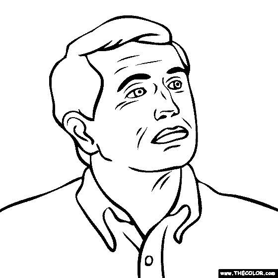 Bill Elliott Coloring Page