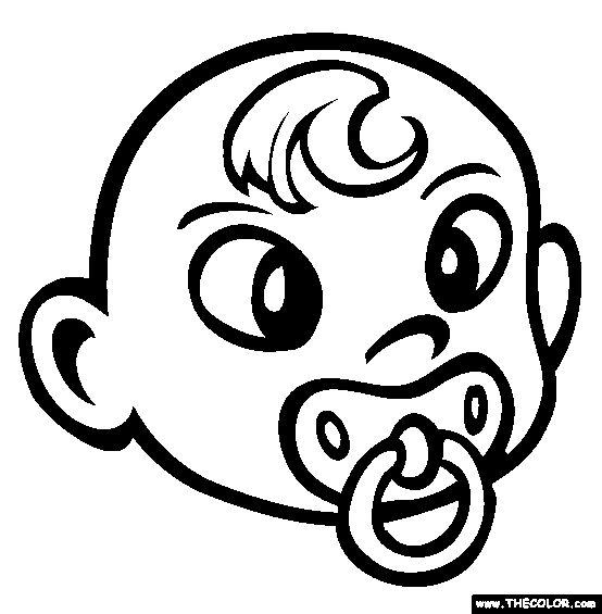 Binky Coloring Page