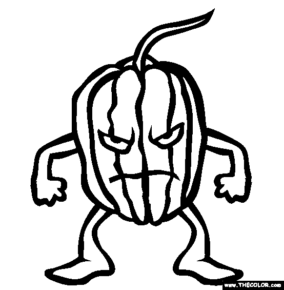 Bitter Melon Coloring Page