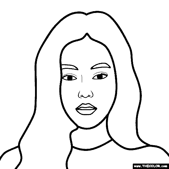 BlackPink Jennie Coloring Page