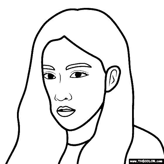 BlackPink Rose Coloring Page