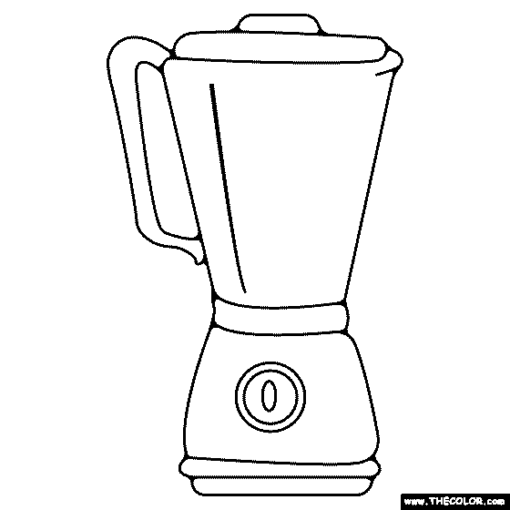 Blender Coloring Page