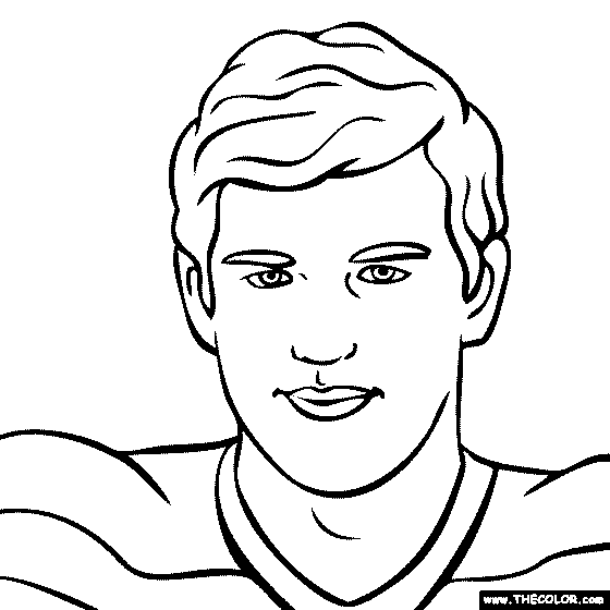 Bobby Orr Coloring Page