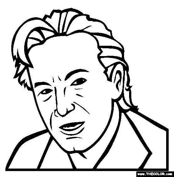 Bono of U2 Coloring Page