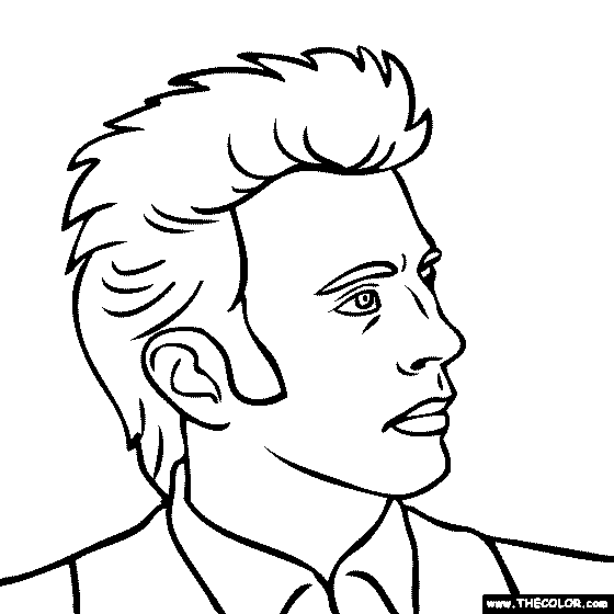 Boris Becker Coloring Page