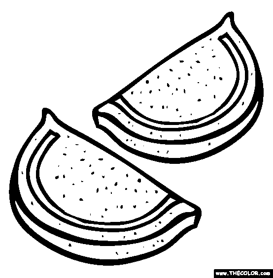 Boston Fruit Slices Coloring Page