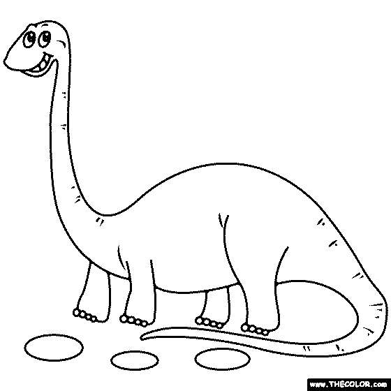 Brachiosaurus Coloring Page
