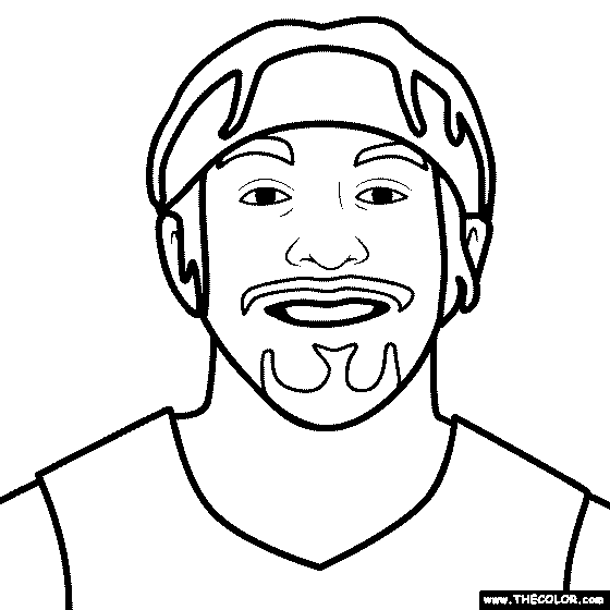 Donovan Mitchell Coloring Page