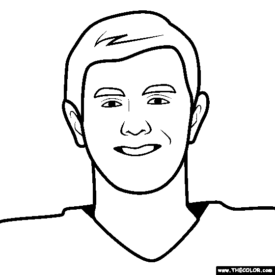 Brandon Aubrey Coloring Page