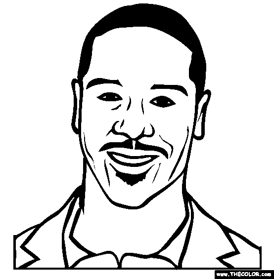 Brian White Online Coloring Page