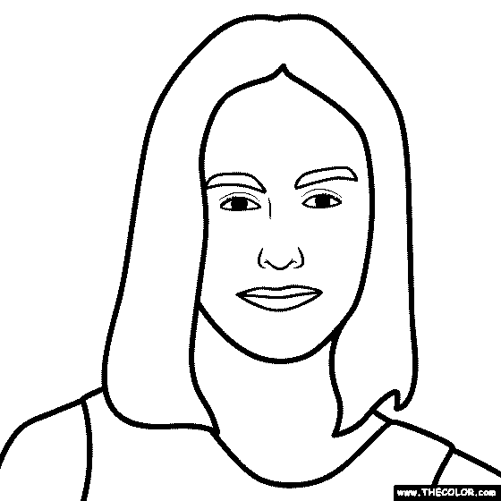 Brie Larson Coloring Page