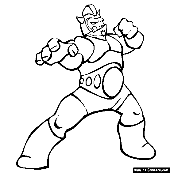 Bruiser Coloring Page
