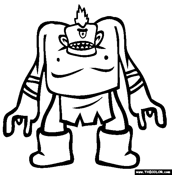Monsters Online Coloring Pages | Page 2