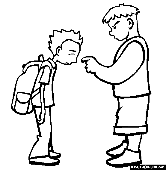 Bully Coloring Page