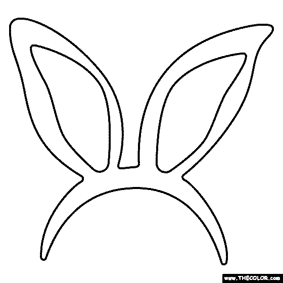 ears coloring page