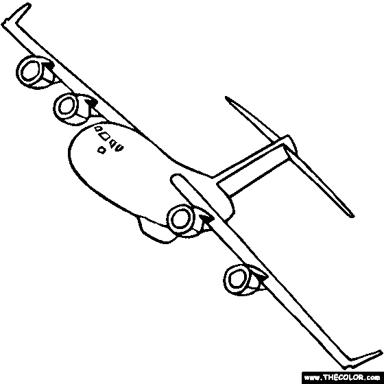 Boeing C-17 Globemaster USAF Military Transport