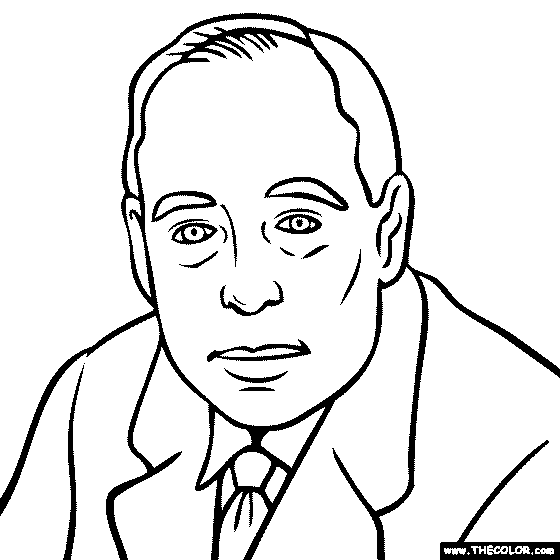 C.S. Lewis Coloring Page