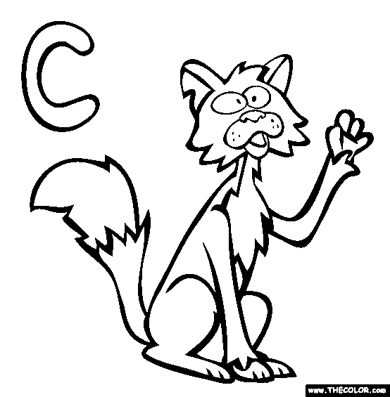C Coloring Page