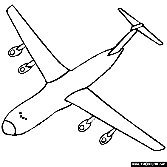 Lockheed C-5 Galaxy US Military Cargo Airplane
