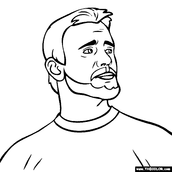 CM Punk Coloring Page