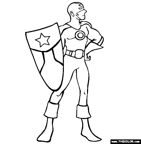 Captain Brave Coloring Page