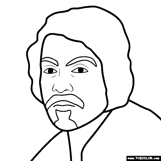 Caravaggio Coloring Page