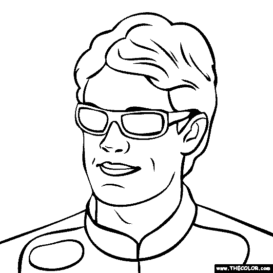 Carl Edwards Coloring Page