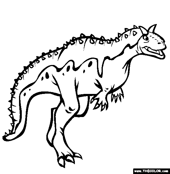 Carnotaurus Coloring Page