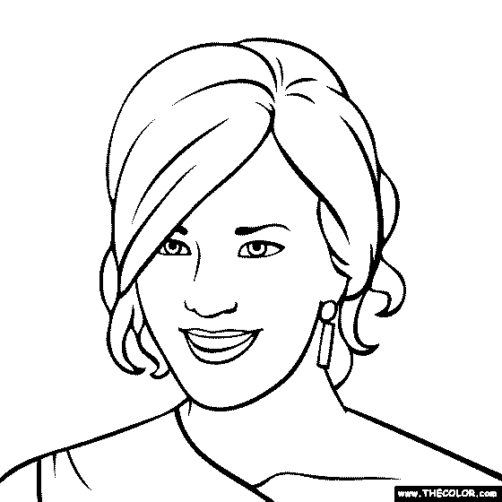 Carrie Underwood Coloring Page