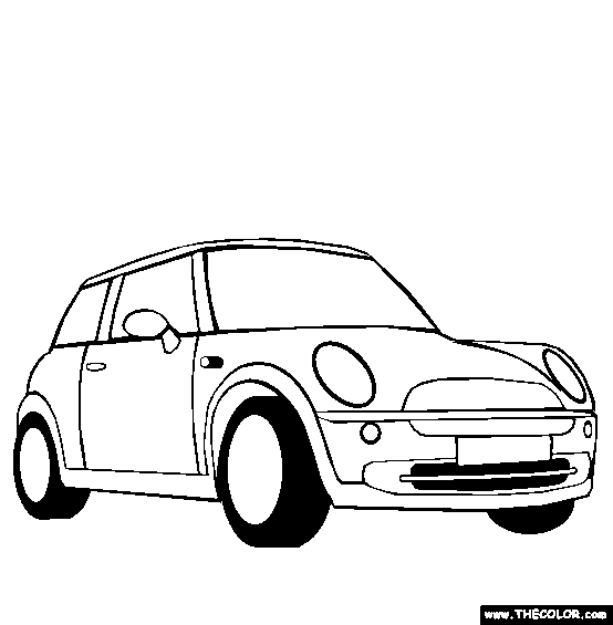 Cars Coloring Page