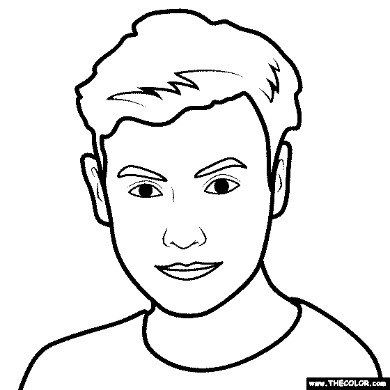 Carter Sharer Coloring Page