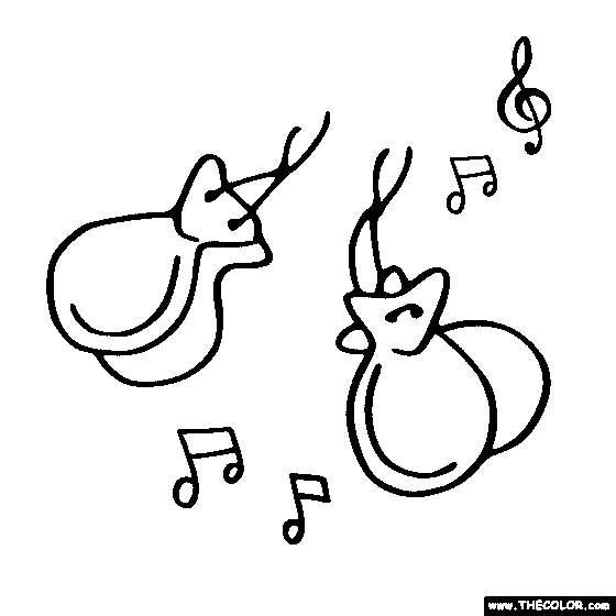 Castanets coloring page | Hand Percussion