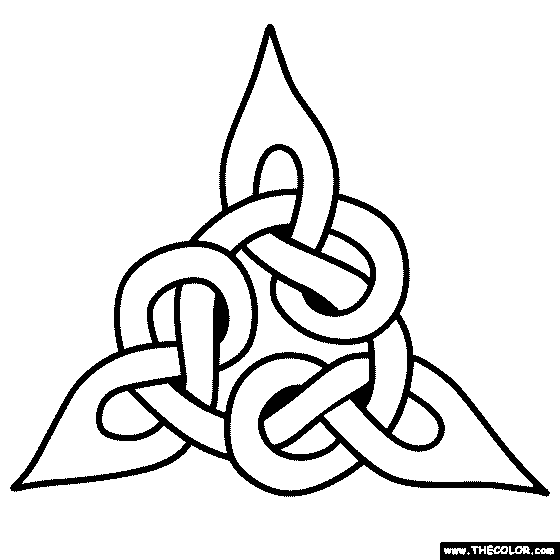 Celtic Design Coloring Page