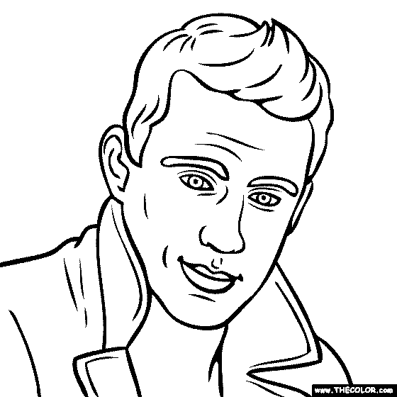 Channing Tatum Coloring Page