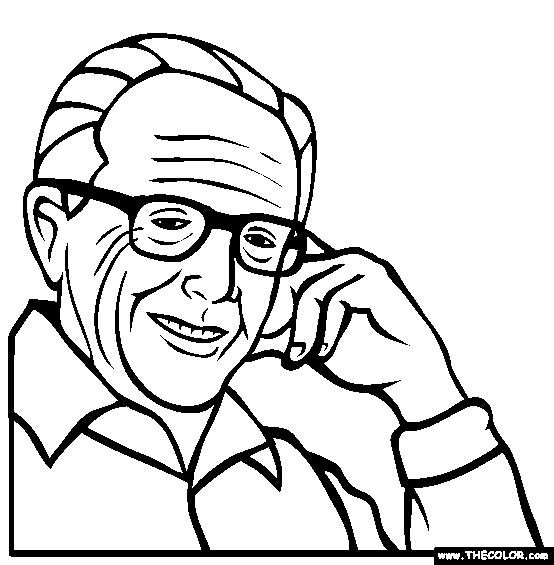 Charles M Schulz Coloring Page
