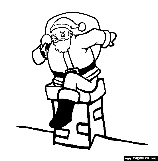 Santa Claus Christmas Coloring Pages